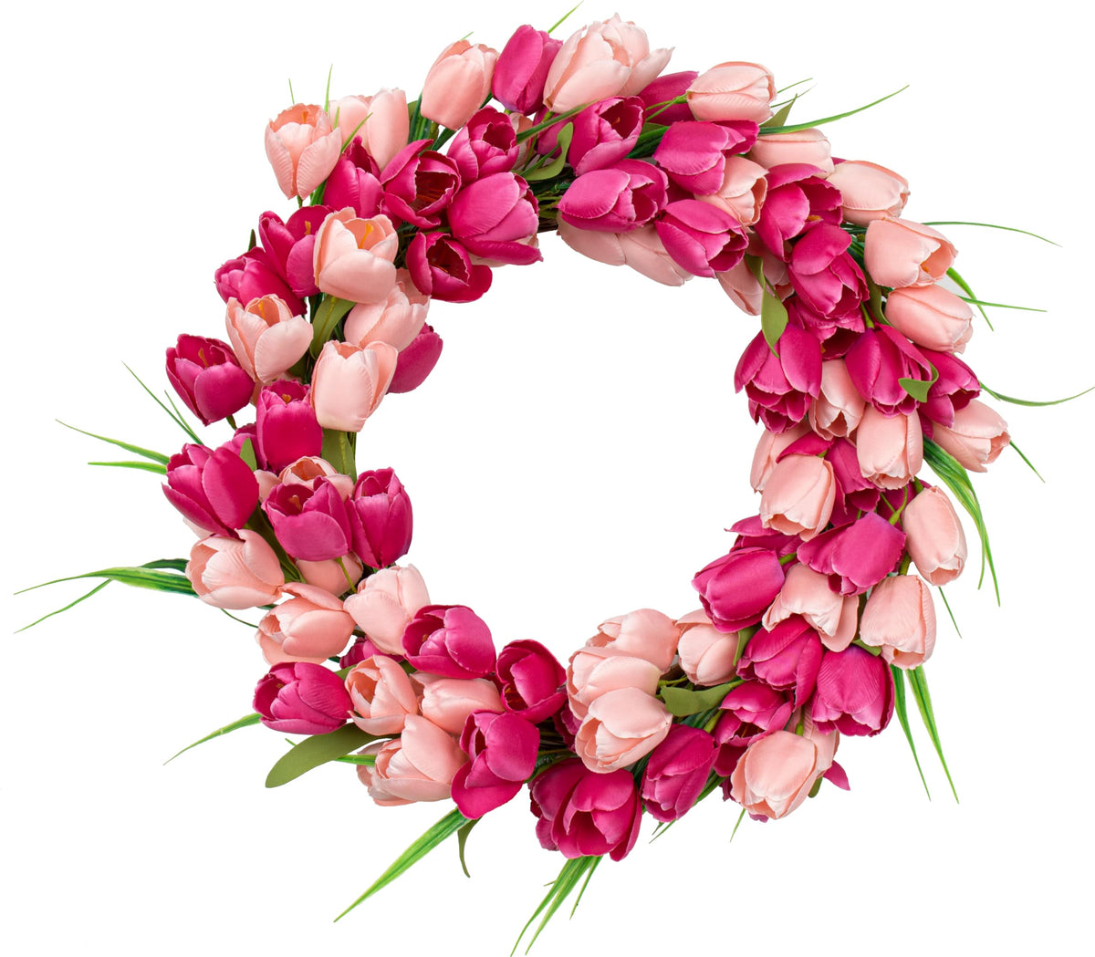 Yawwind couronne de porte vue de face apportant une entrée romantique