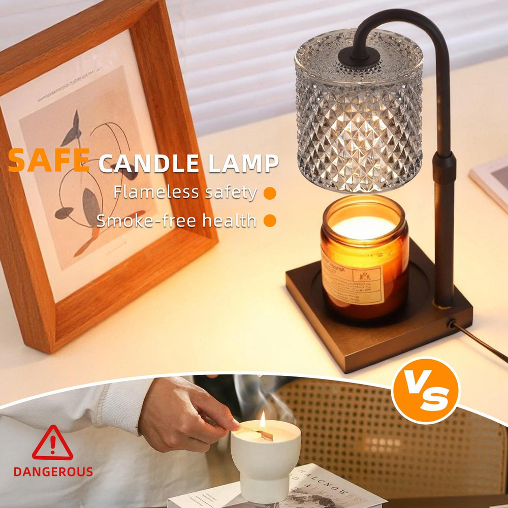 YAYIT lampe chauffe-bougie comparaison taille montre proportions réelles