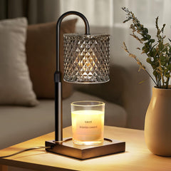YAYIT lampe chauffe-bougie face montrant design élégant et confort visuel