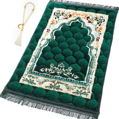 YAZEIN tapis face avant vert présentant confort et esthétique