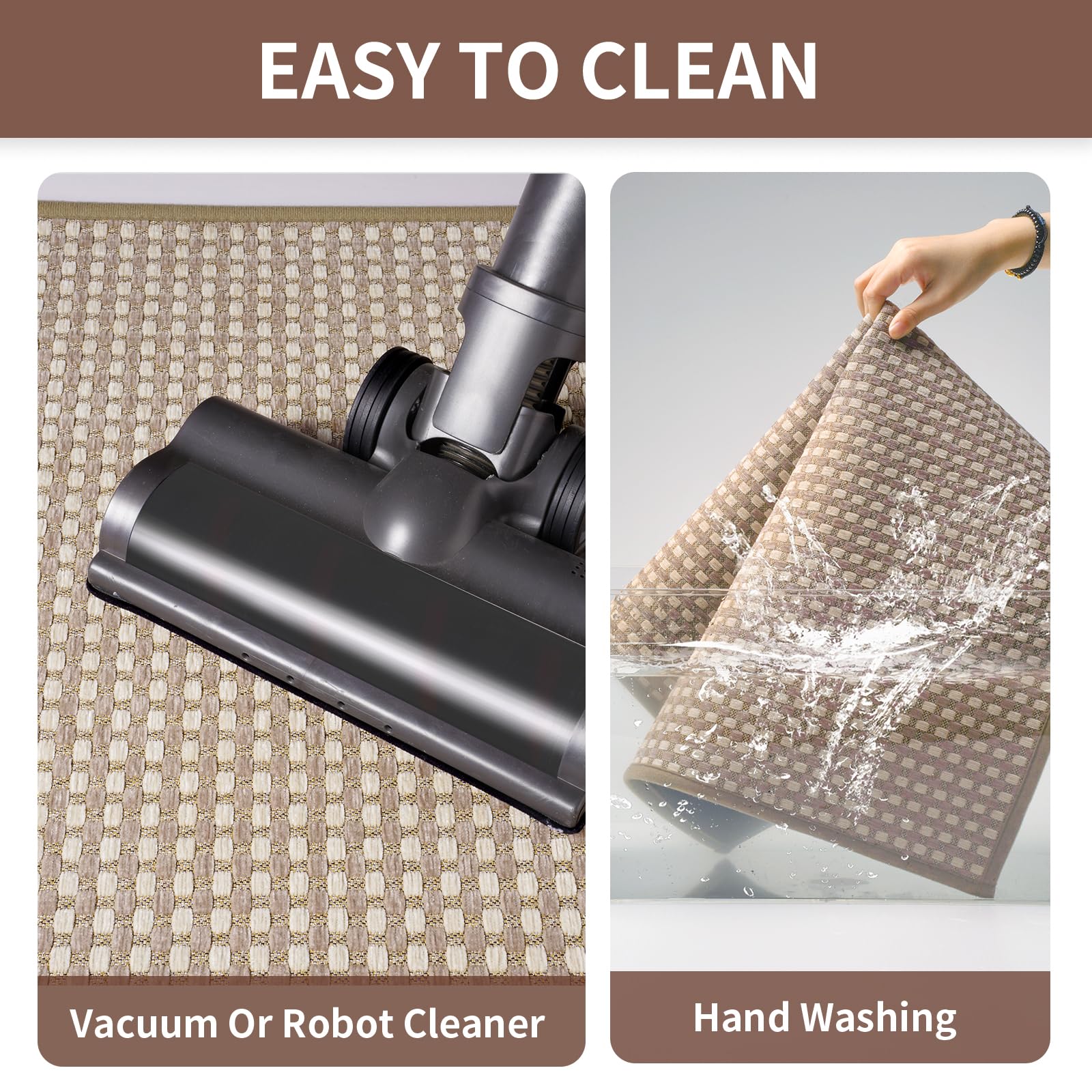 YDKGL tapis dans cuisine style ferme ajoute chaleur et fonctionnalité