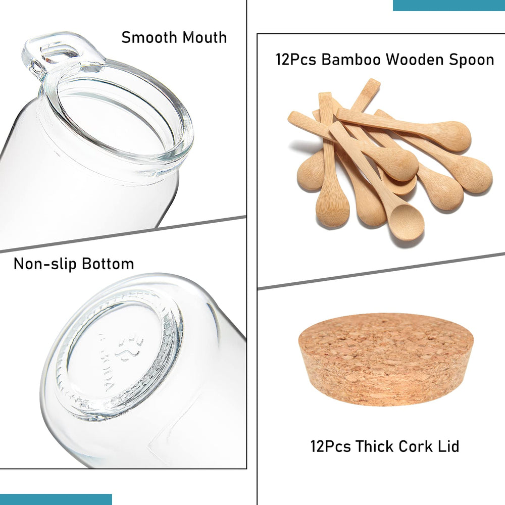 YEBODA cuillères en bois gros plan illustrant service précis et joli grain