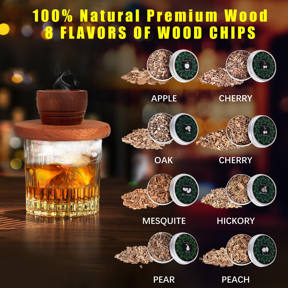 Yecuip assortiment de copeaux six arômes pour varier les fumées