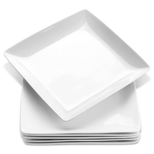 Yedio assiette carrée vue de face présentant finition nette et polyvalence
