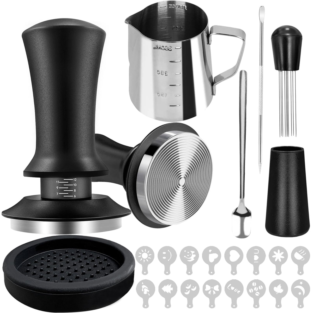 Yeelan tamper 51mm face avant montrant ergonomie et précision