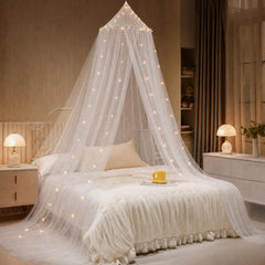YEERSWAG voile de lit face avant créant ambiance princesse