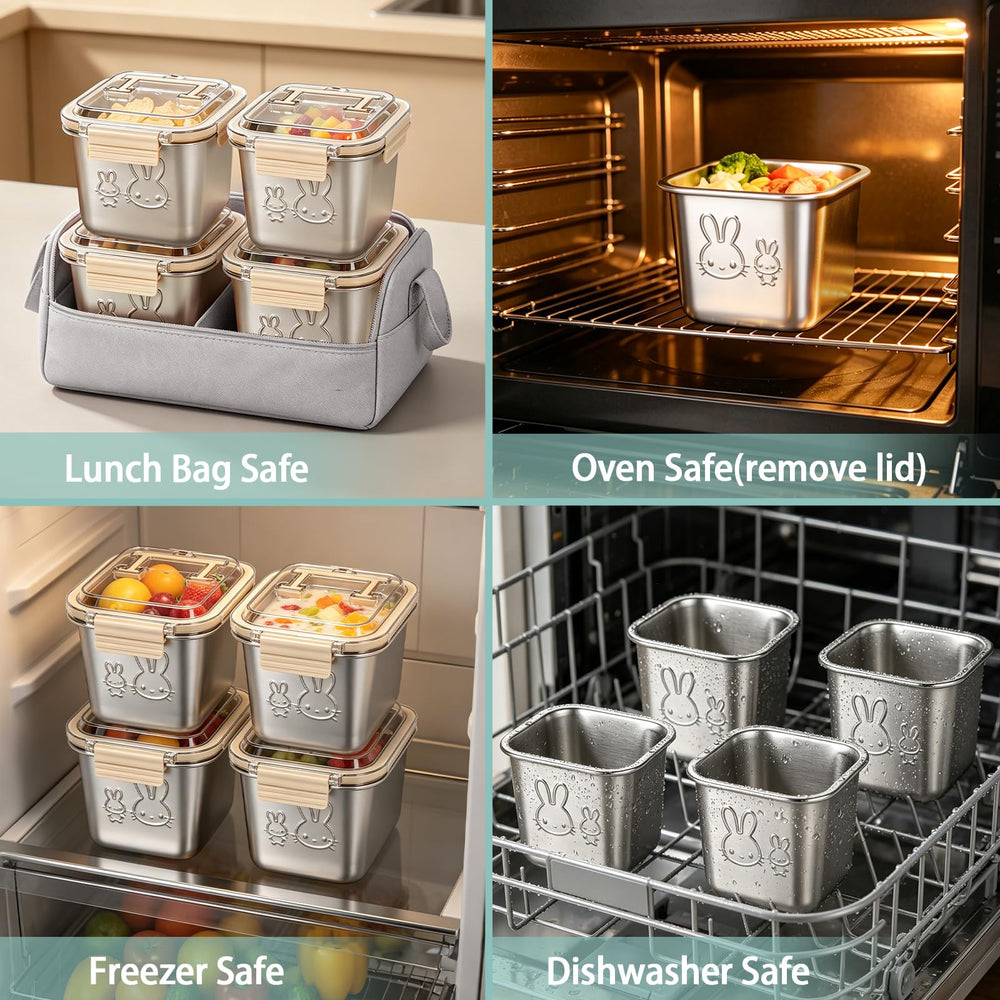 YEJZXY boîtes empilées dans le frigo, gain d'espace et rangement stable