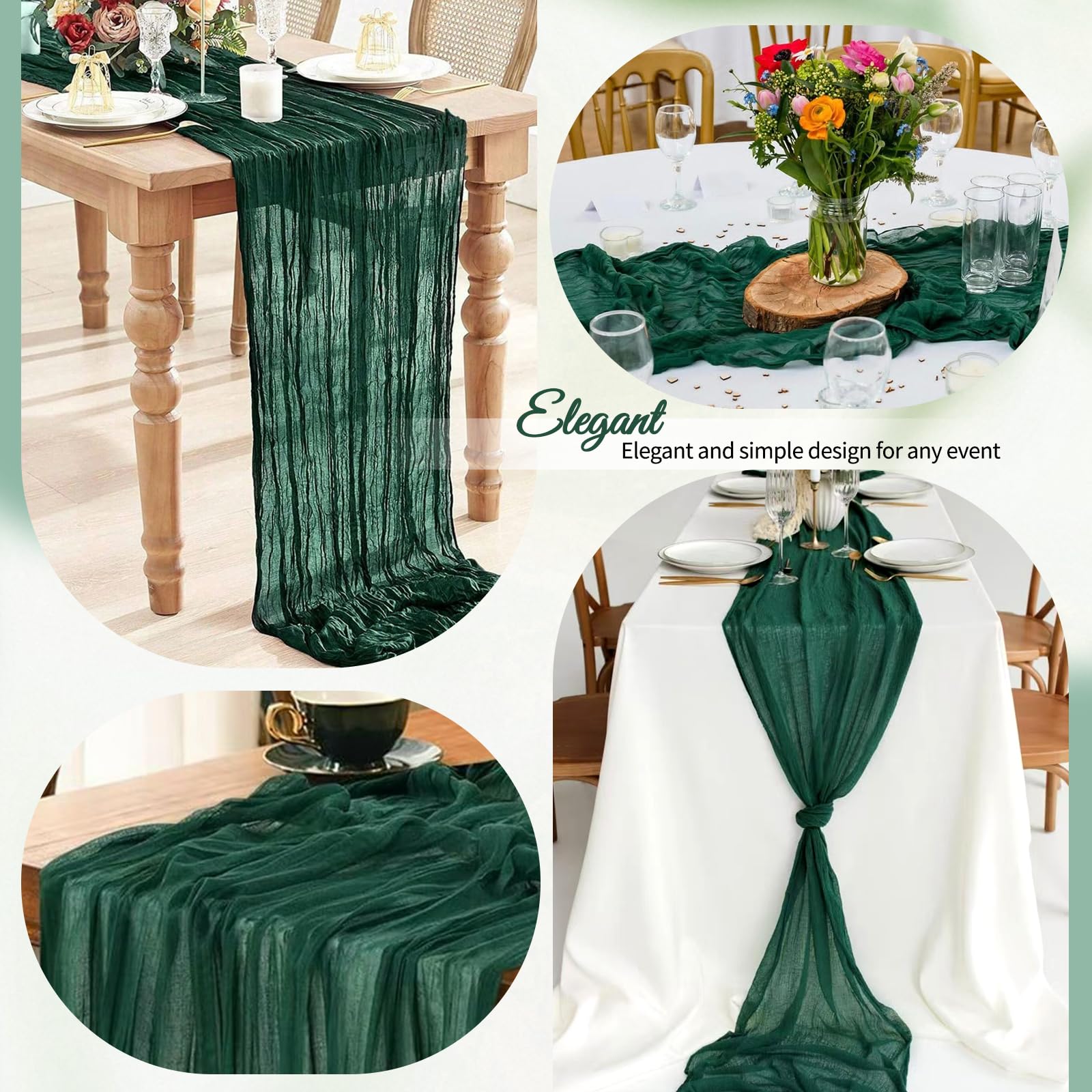 Yemosa décor de mariage avec centre floral, crée atmosphère romantique