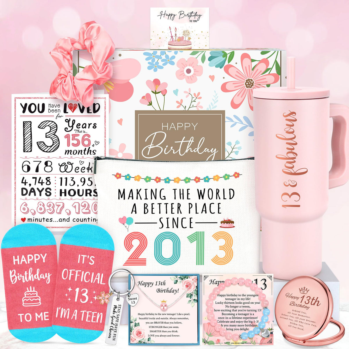 YENCHORN coffret ouvert montrant tous les articles, idéal pour une fête