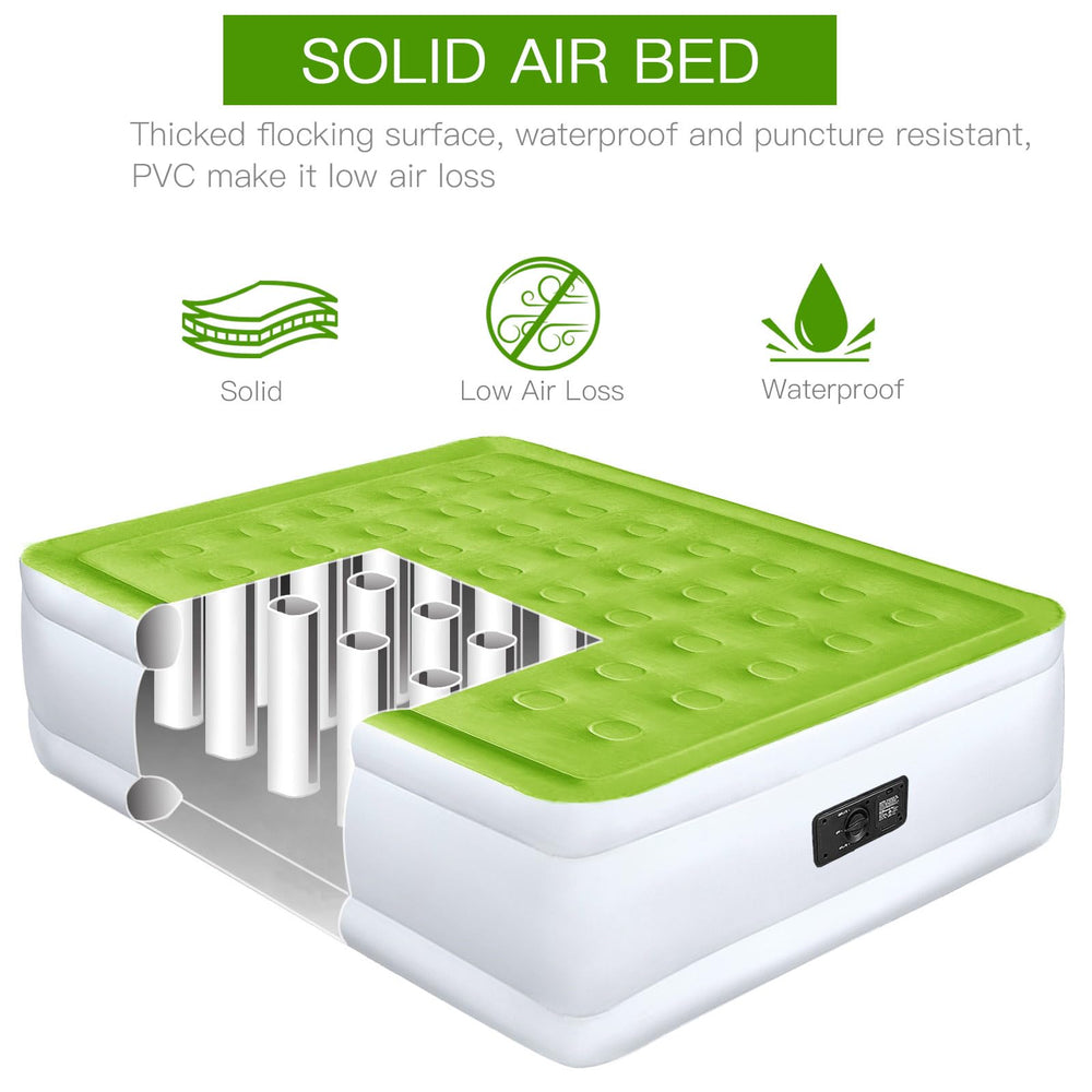 YENING matelas installé en chambre pour invités, confort surélevé pratique