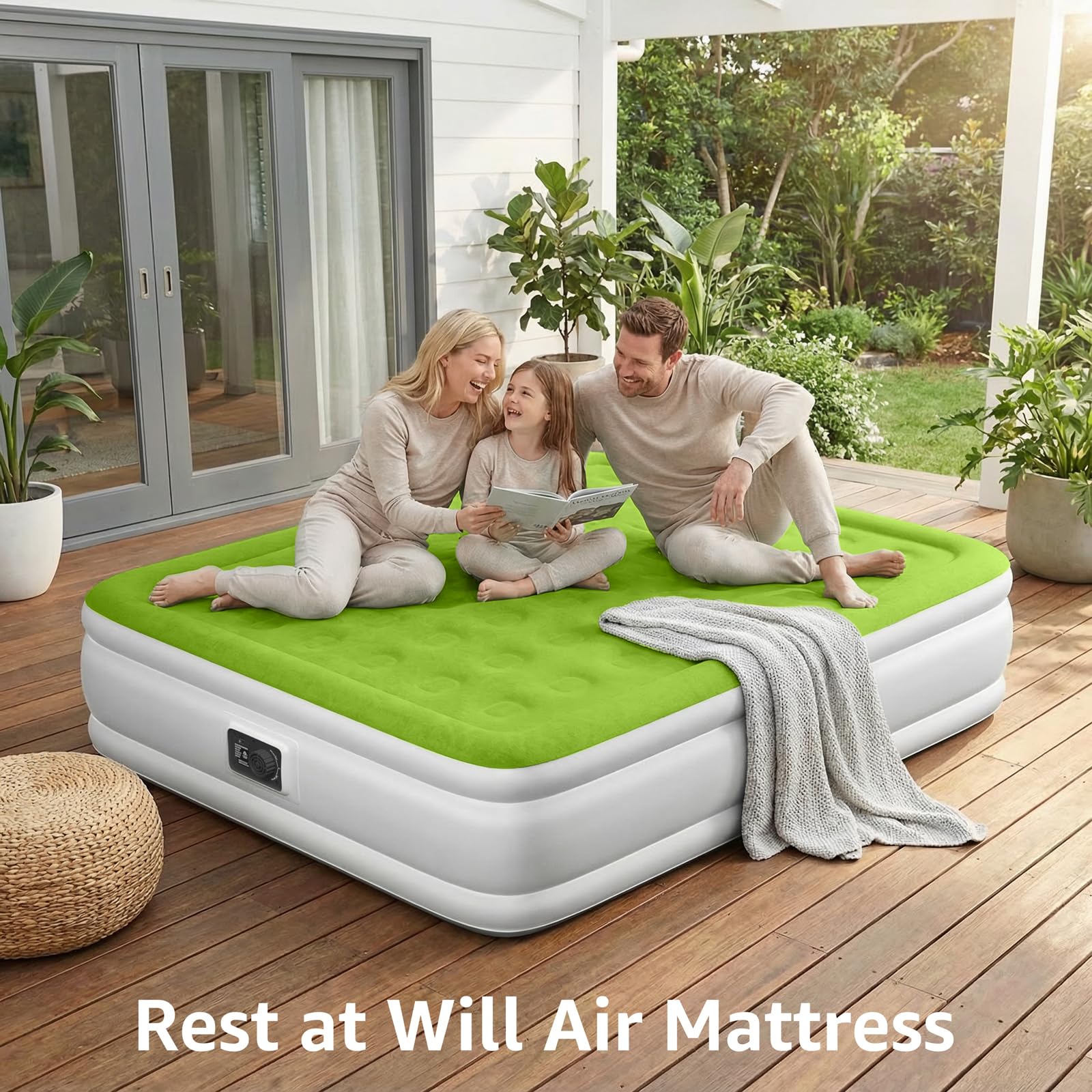 YENING matelas installé dans une chambre d'invités illustrant usage quotidien