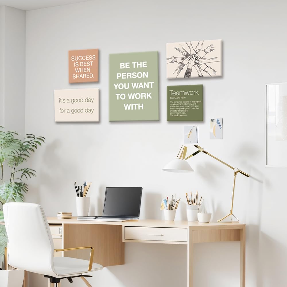YEOION comparaison échelle tableaux sur mur montre tailles et agencement flexible