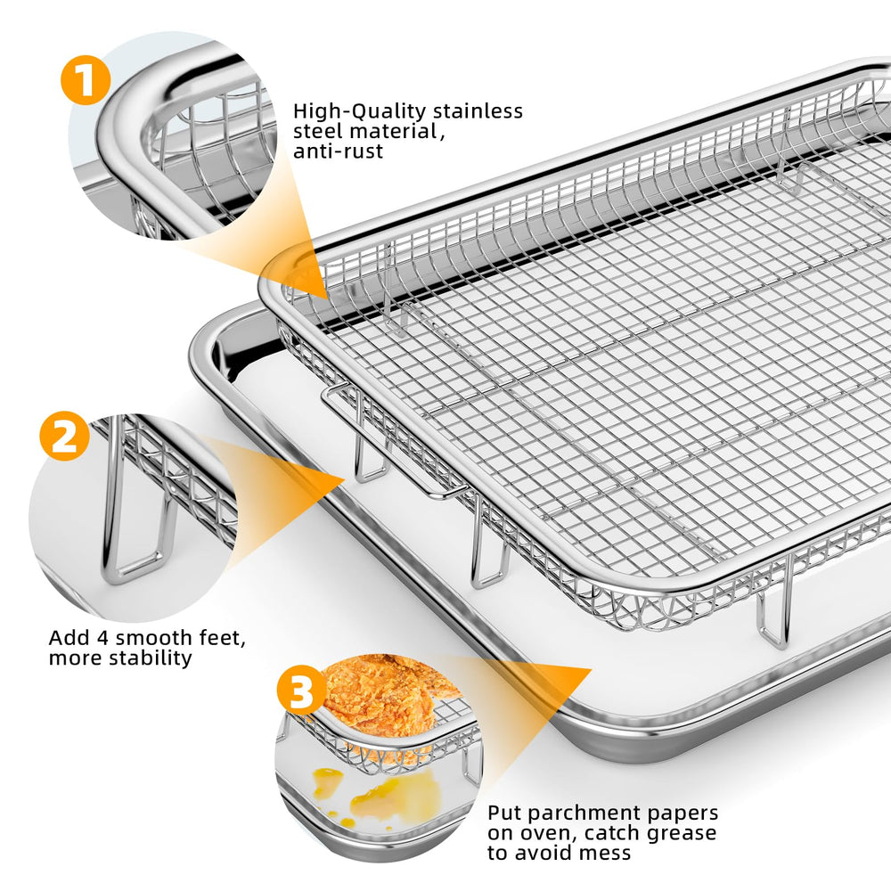 YEPATER gros plan maille assurant circulation d'air pour cuisson croustillante