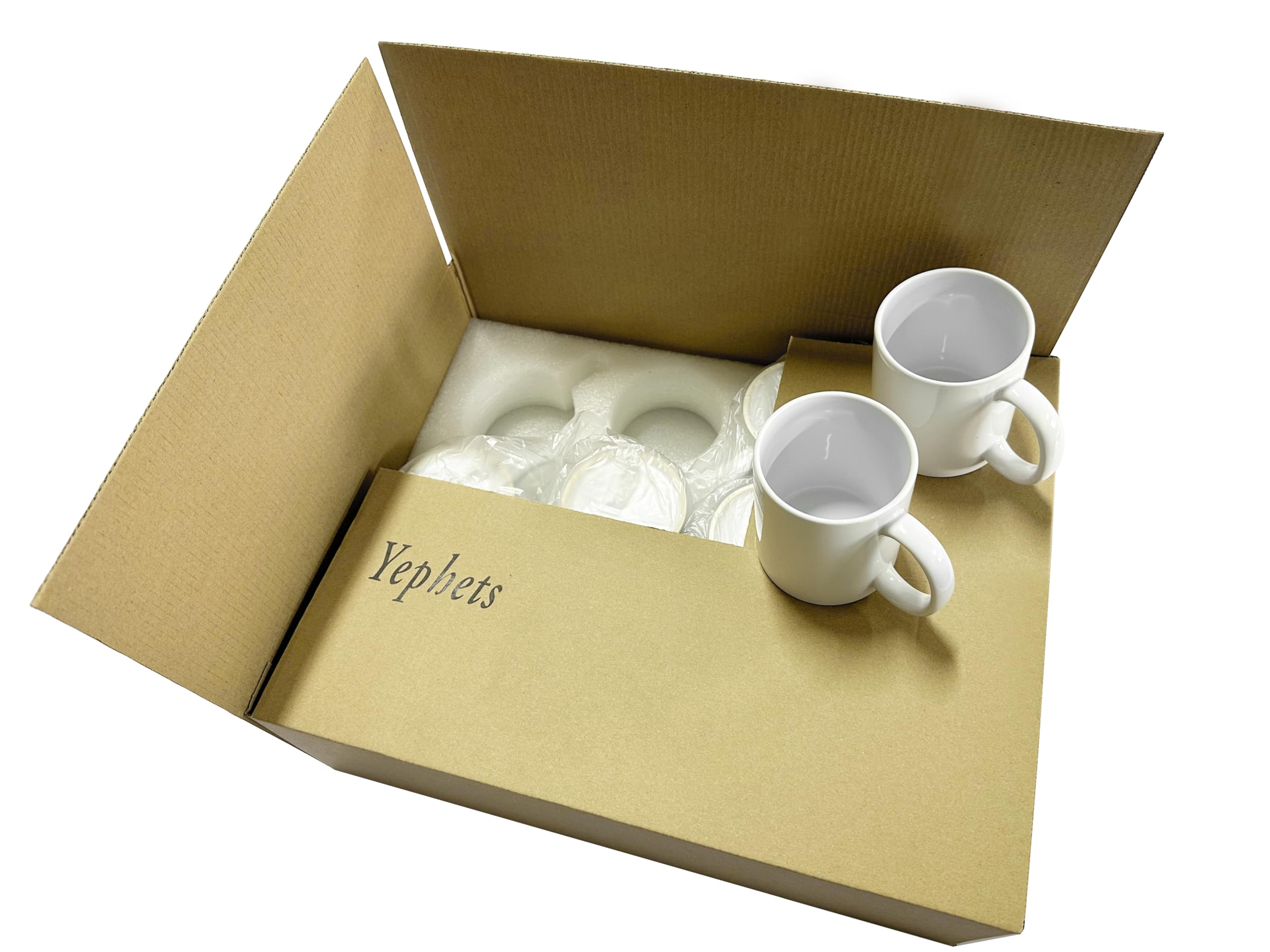 Yephets mug coin de table lifestyle illustrant un cadeau personnalisé et un moment chaleureux