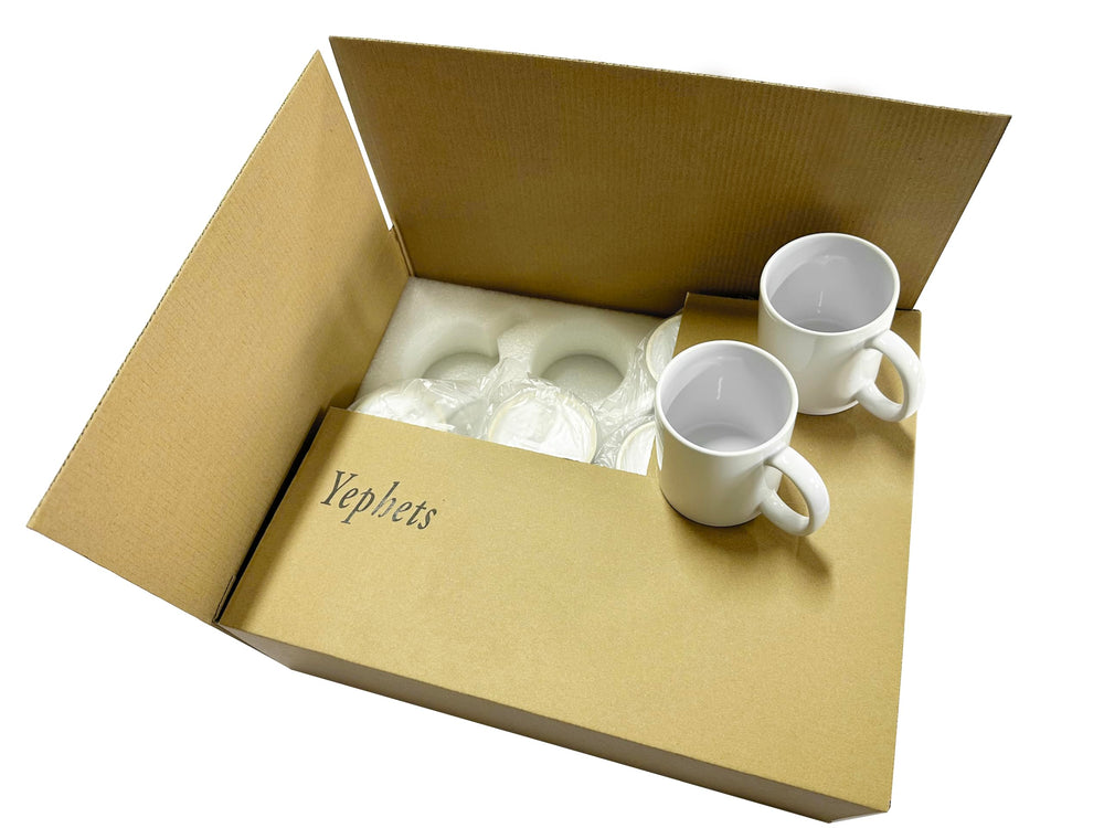 Yephets mug coin de table lifestyle illustrant un cadeau personnalisé et un moment chaleureux