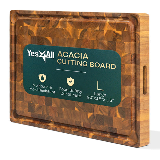 Planche Yes4All acacia face avant montrant la finition robuste et élégante