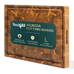 Planche Yes4All acacia face avant montrant la finition robuste et élégante