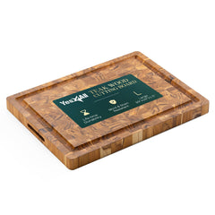 Yes4All vue frontale de la planche en teck montrant robustesse et finition