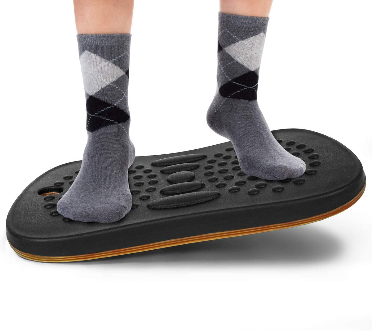 Yes4All vue avant du tapis montrant forme et design pour confort debout