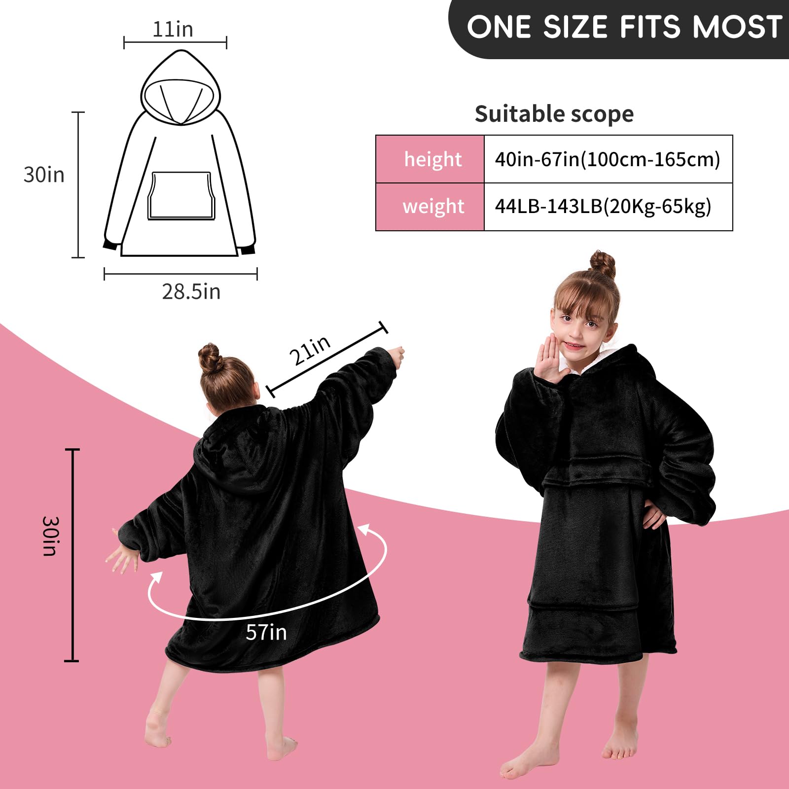 yescool enfant porte le hoodie en extérieur pour liberté de mouvement
