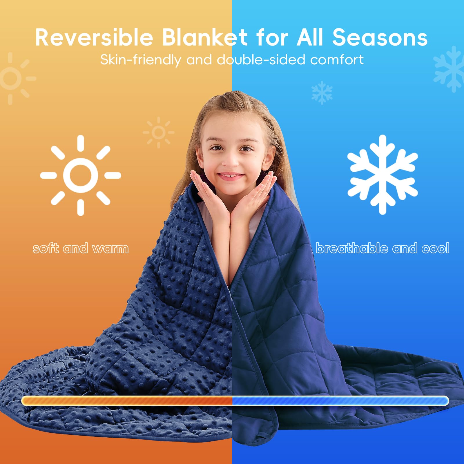 yescool enfant sous la couverture pour sieste sécurisée et apaisante