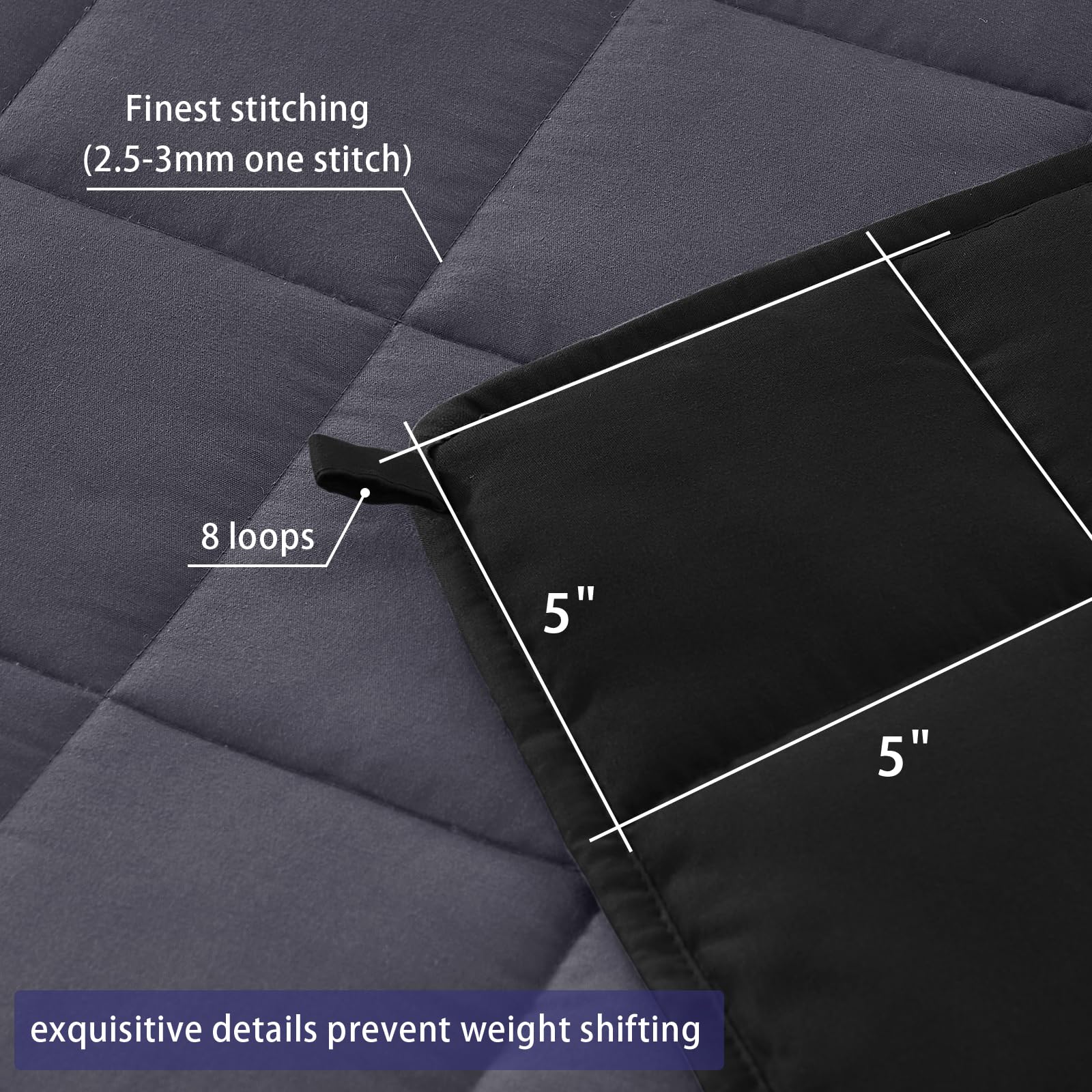 yescool utilisation sur lit queen illustrant maintien sans surplomb