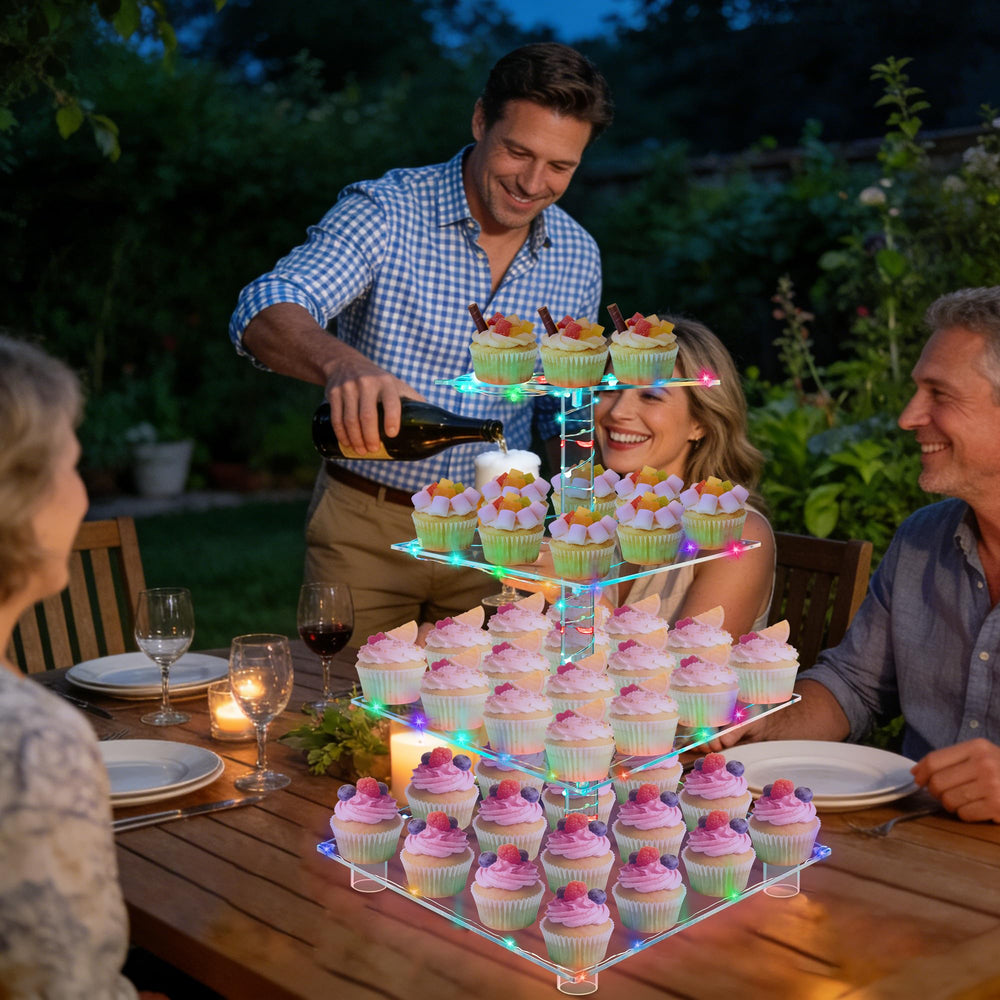 YestBuy guirlande LED bleue enroulée autour des tiges pour ambiance immédiate