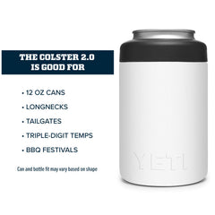 YETI Colster Duracoat blanche résistante à l'usure extérieure