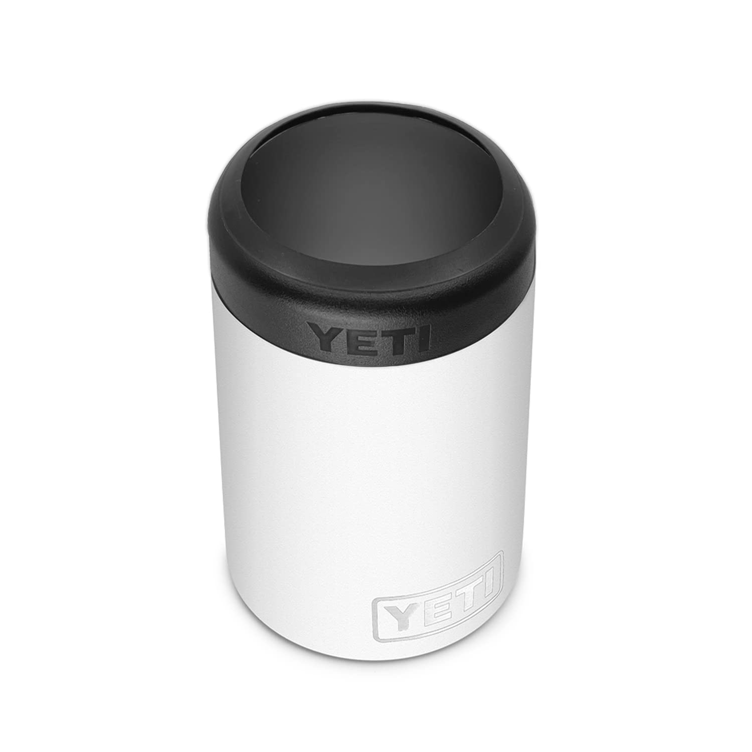 YETI Colster face avant blanc gardant la boisson froide