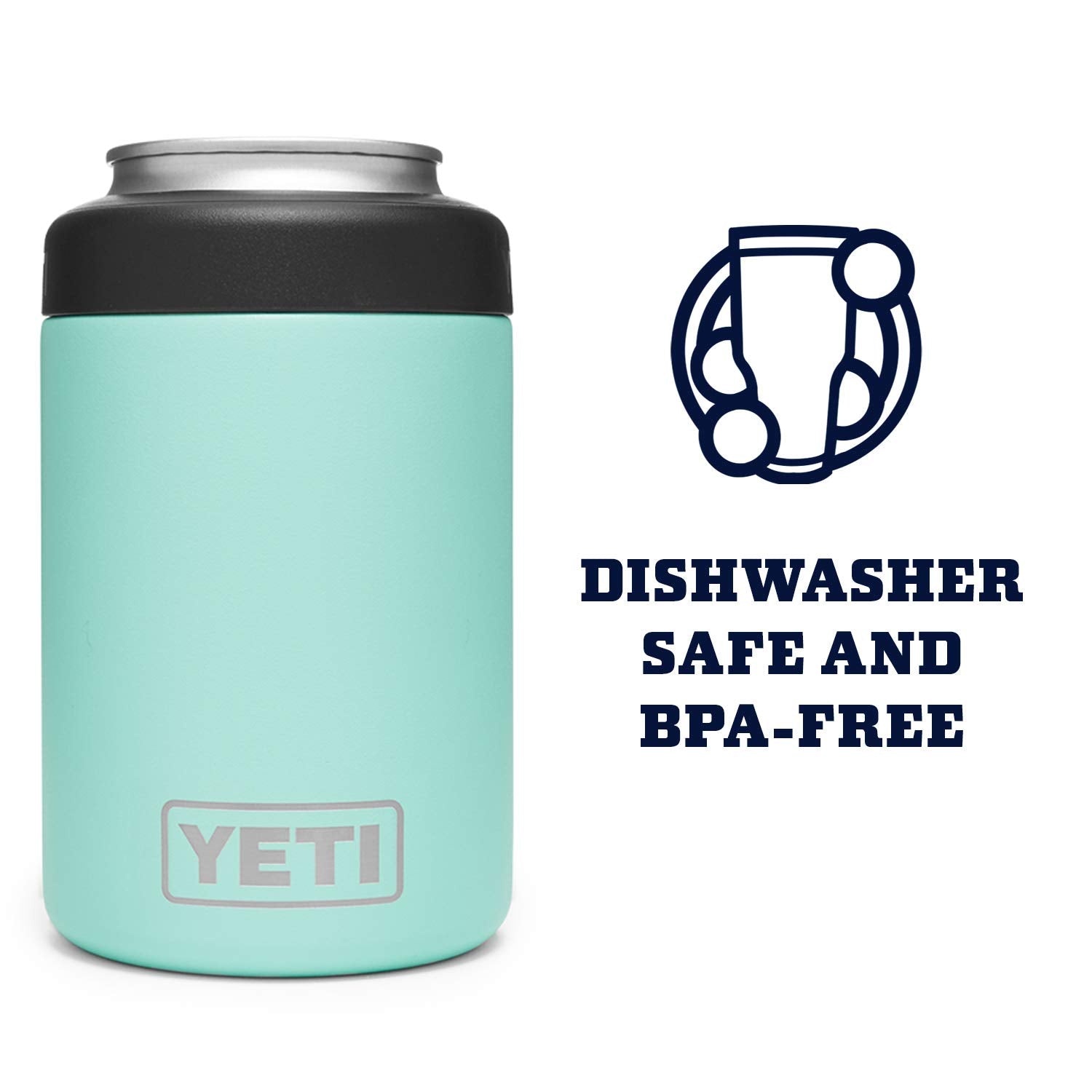 YETI Colster en usage à l'extérieur conservant la boisson froide plus longtemps