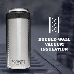 YETI Colster coupe montrant la double-paroi et l'isolation sous vide