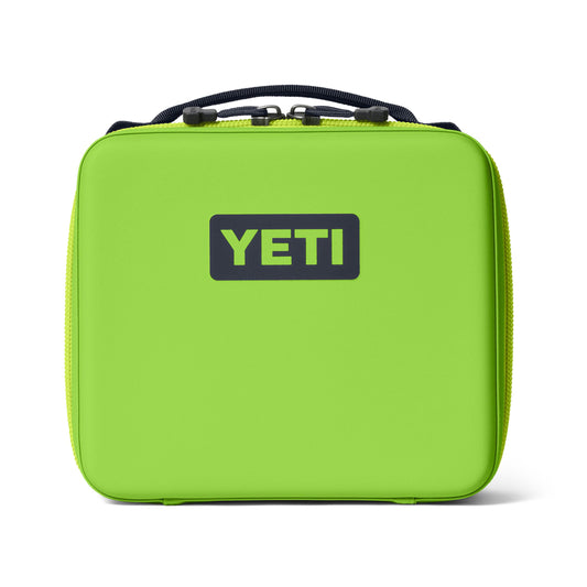 YETI Daytrip 3L vue frontale montrant la fermeture et la poche externe, portable et durable