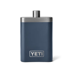 YETI flasque vue de face Navy montrant son profil compact et robuste