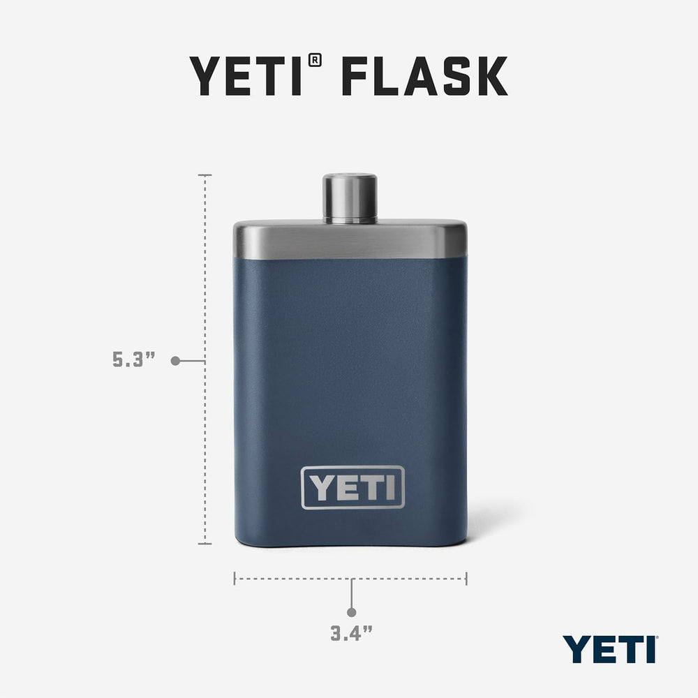 YETI flasque glissée dans une poche de veste pour port discret et sûr