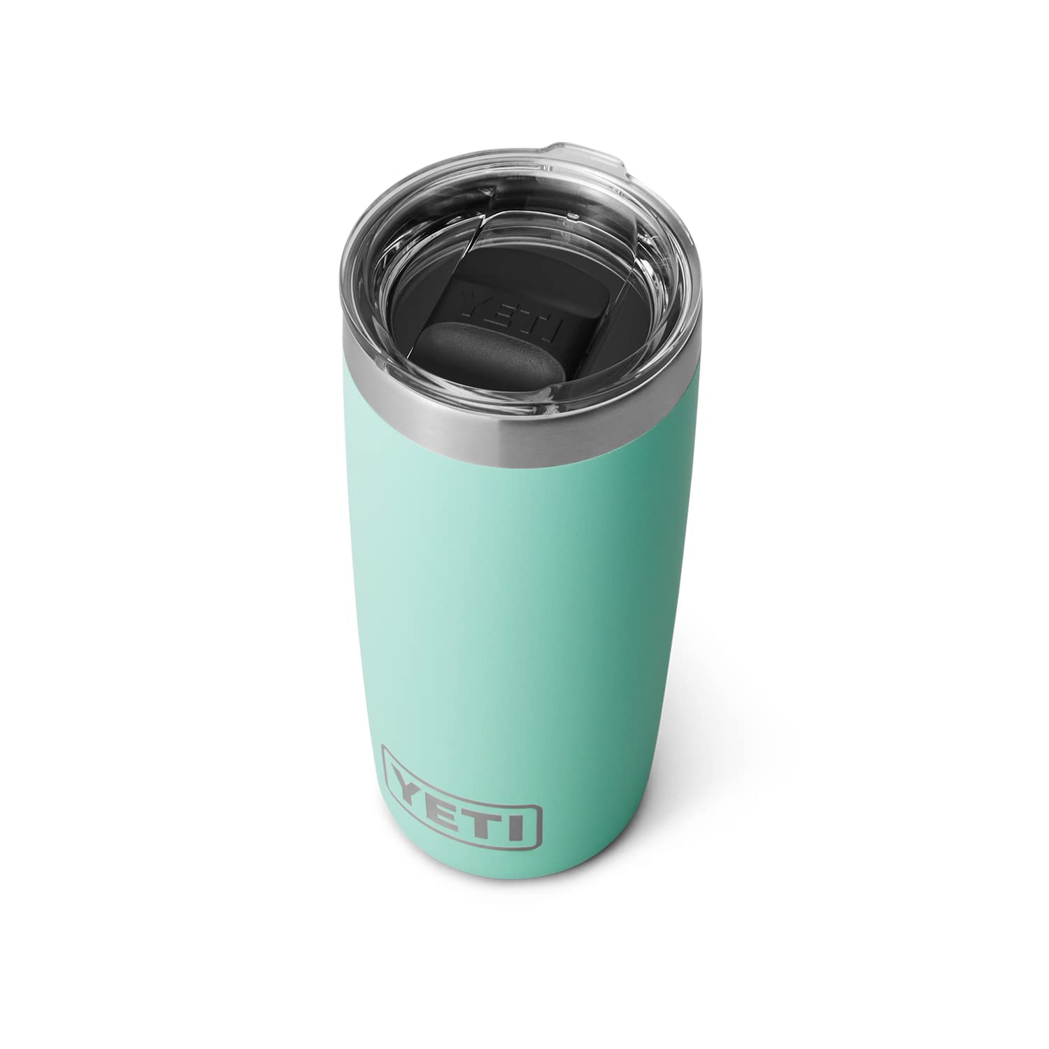 YETI Rambler 10 oz face avant Seafoam montrant finition durable