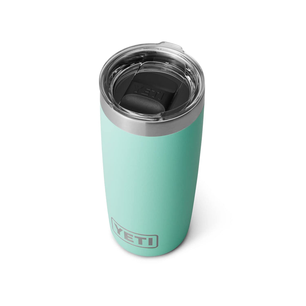 YETI Rambler 10 oz face avant Seafoam montrant finition durable