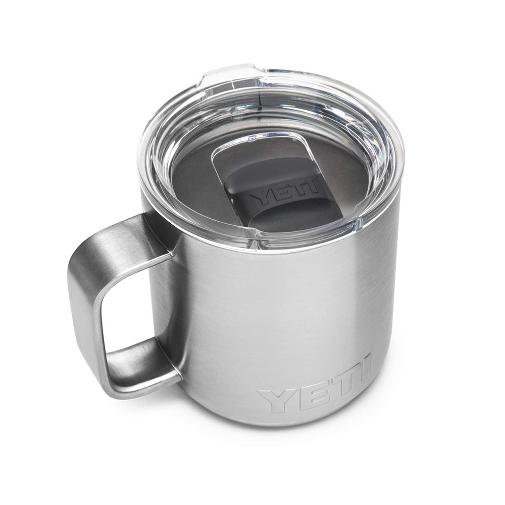 YETI Rambler face avant montrant gobelet robuste et maintien de chaleur