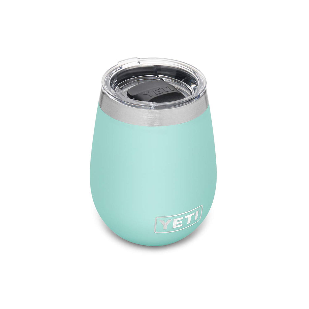 YETI Rambler 10 oz Seafoam face avant montrant la coupe et la finition durable