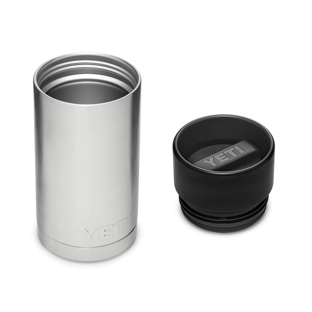 YETI Rambler gros plan acier 18/8 illustrant robustesse et résistance à la corrosion