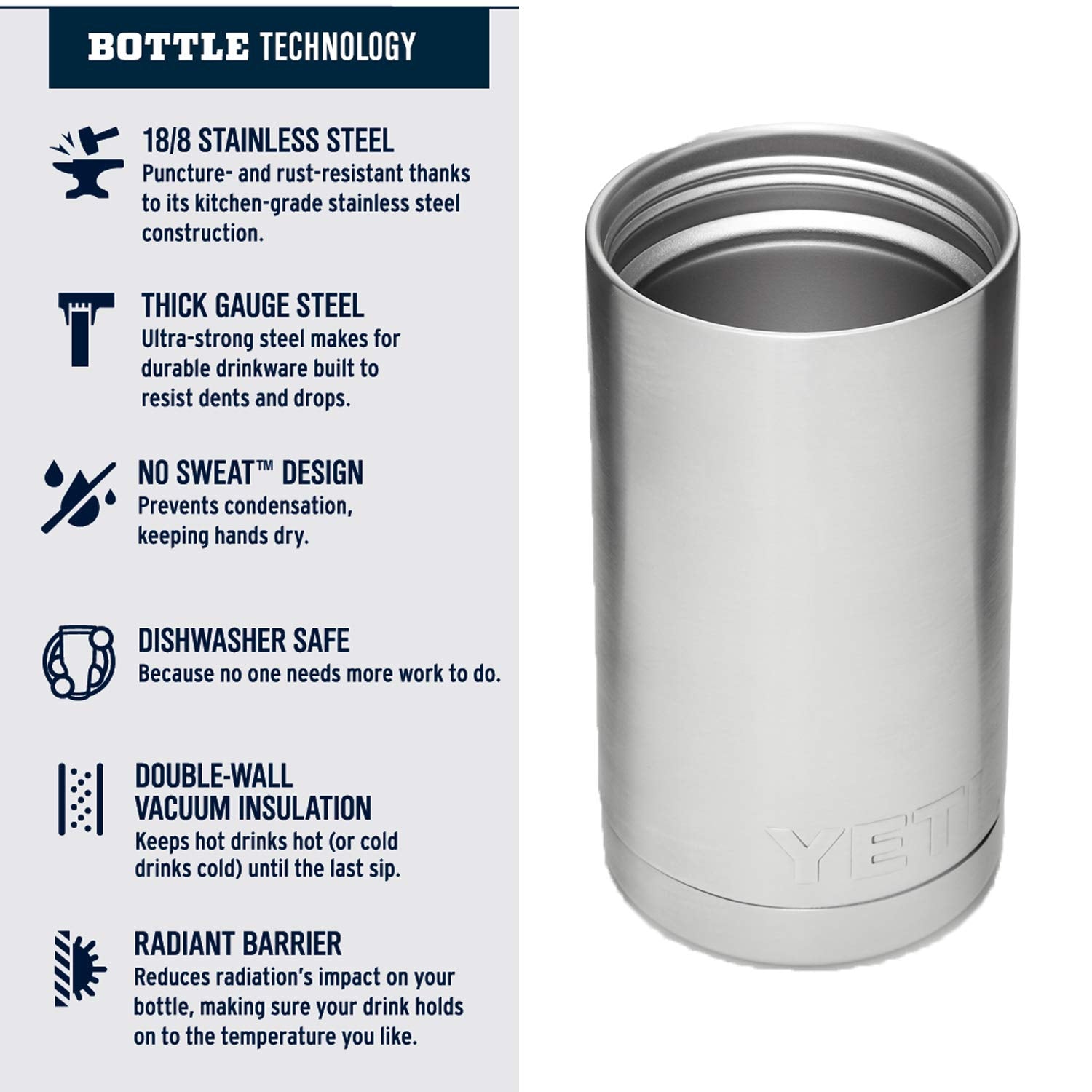 YETI Rambler utilisé pour boire un café montrant conservation de la chaleur