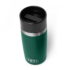 YETI Rambler vue avant en Black Forest Green, maintien température fiable
