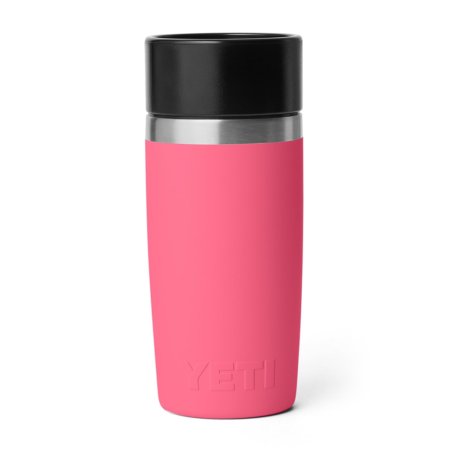 YETI Rambler finition Tropical Pink texture couleur durable