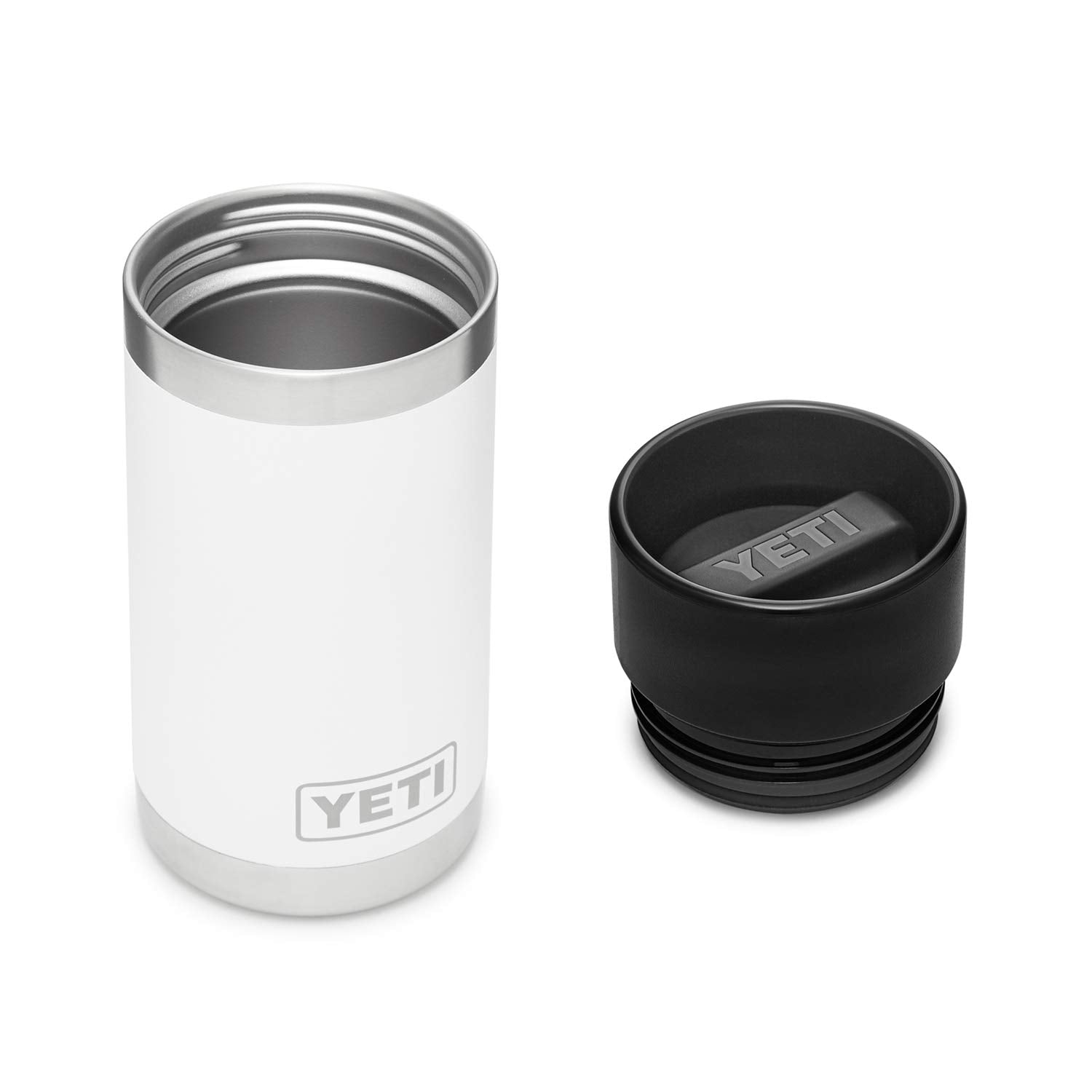 YETI Rambler profil acier inox 18/8 affichant résistance et finition
