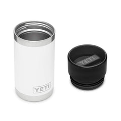 YETI Rambler profil acier inox 18/8 affichant résistance et finition