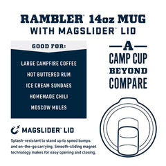YETI Ramblers empilés démontrant gain d'espace pratique