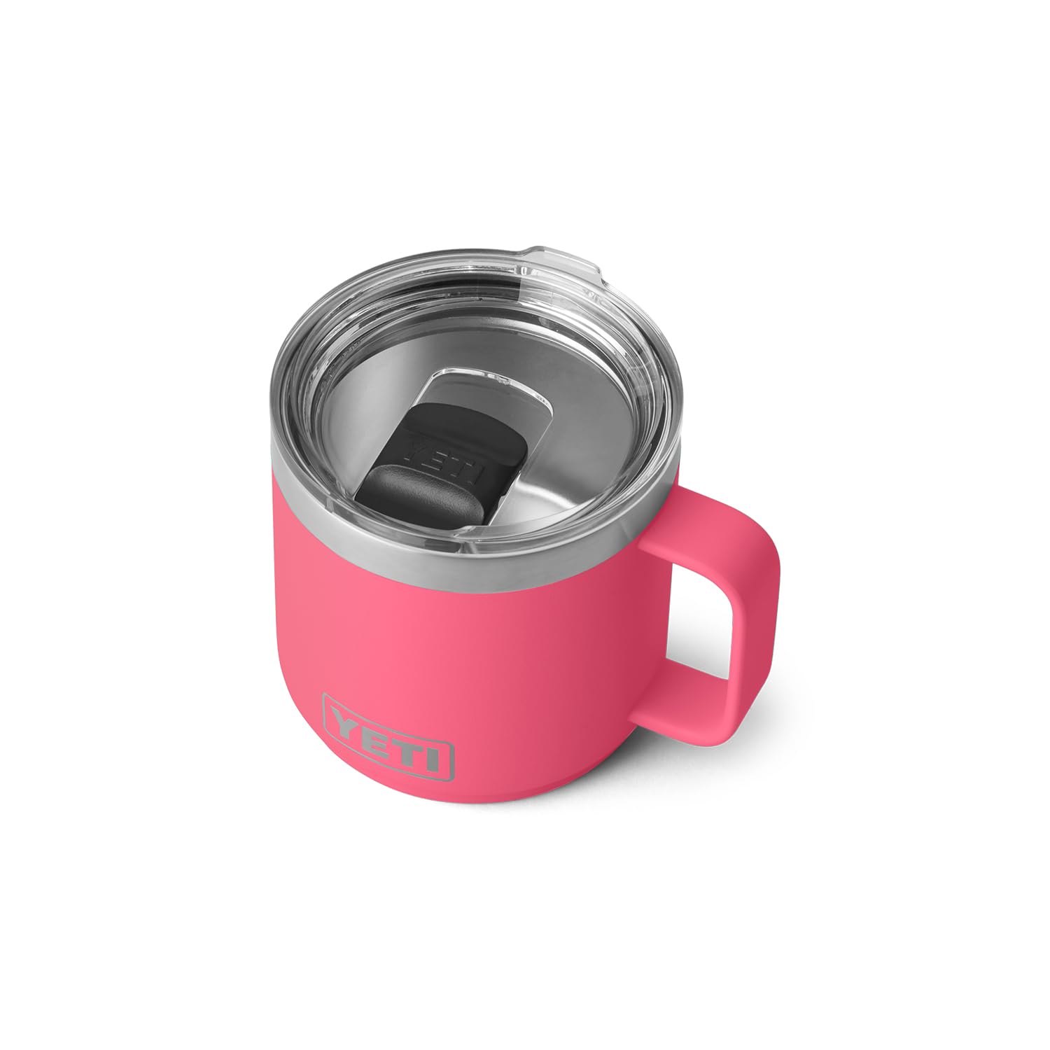 YETI Rambler vue avant Tropical Pink montrant design et couleur durable