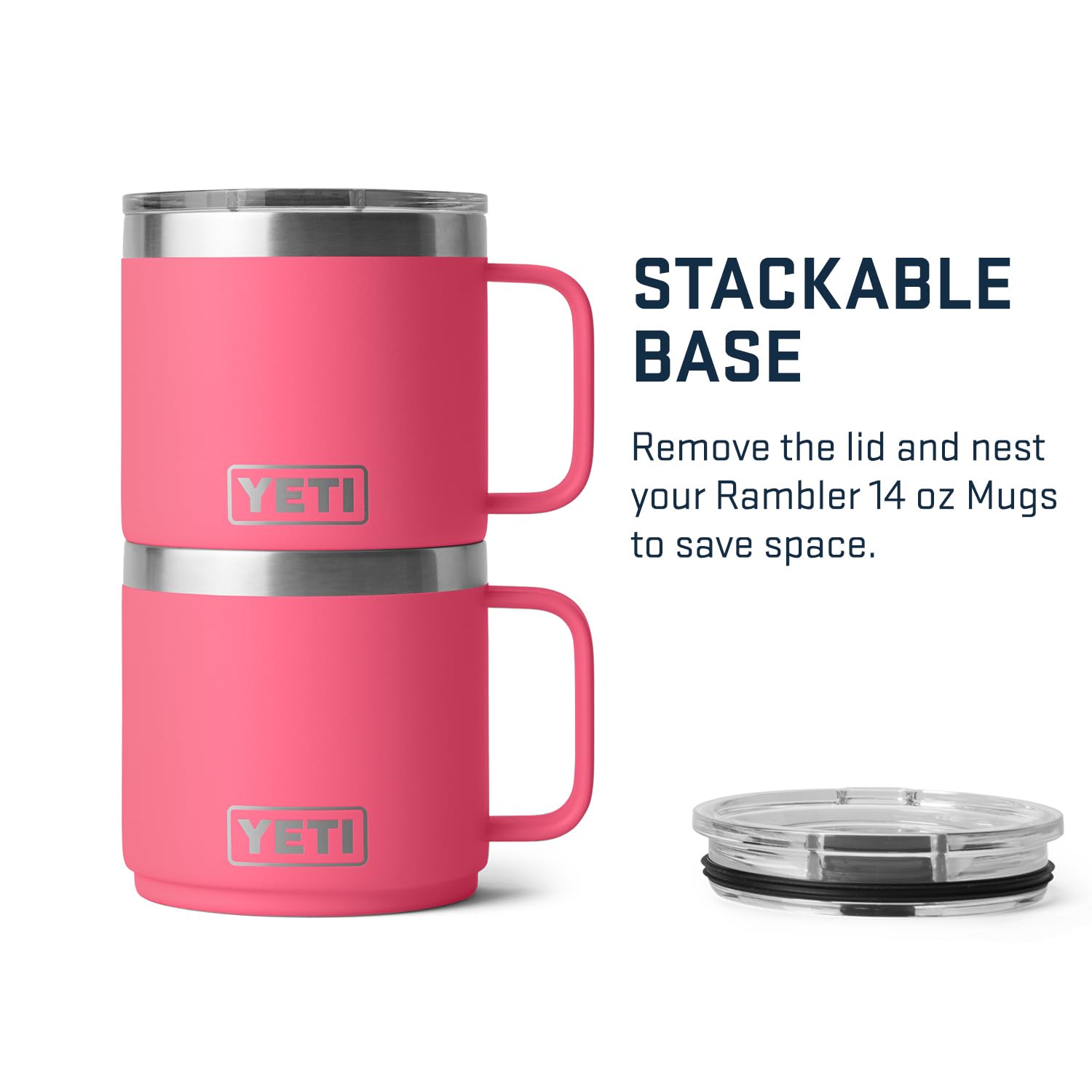 YETI Rambler poignée ergonomique tenue en main pour prise sûre