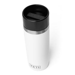 YETI Rambler face avant blanche montrant le design robuste et le format pratique