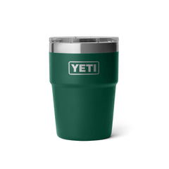 YETI Rambler face avant montrant logo et finition robuste bénéfice durabilité