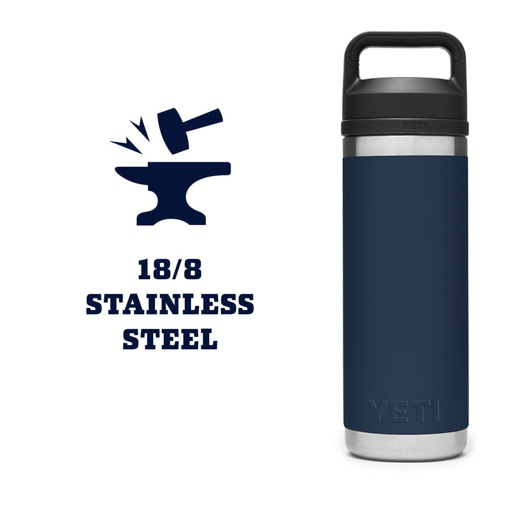 YETI Rambler en situation extérieure montrant durabilité et portabilité